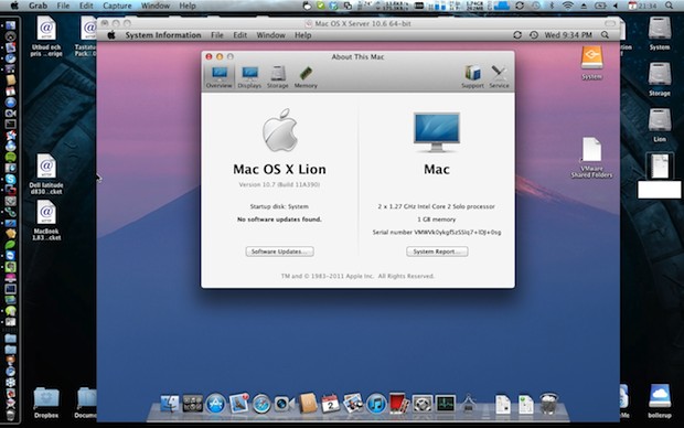 mac os image for vmware